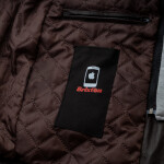 Pánská Kožená Bunda Tristan Quinc Brown Brixton Hnědá Velikost: M