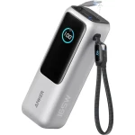 Anker 25000mAh Powerbanka stříbrná / 165W / 2x kabel USB-C (A1695H41)