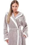 Dámský župan 9133 beige - L&L béžová XXL