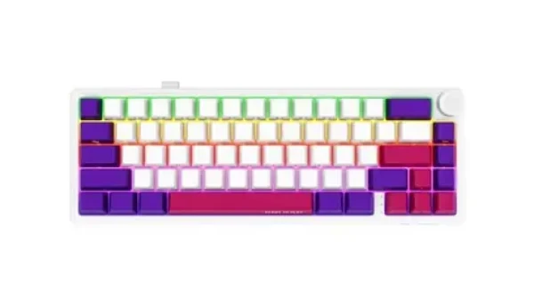 Lorgar KBP70MW (US) bílá / bezdrátová herní klávesnice 65% / US / 2.4GHz / BT 5.0 / RGB (LRG-KBP70MW-WH-US)