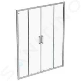 IDEAL STANDARD - Connect 2 Posuvné sprchové dveře, čtyřdílné, 1500 mm, silver bright/čiré sklo K9281EO