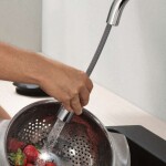 HANSGROHE - Focus M42 Dřezová baterie M429-H180 s výsuvnou sprškou, chrom 71801000