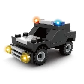 BLOXO 259935 Kompatibilní stavebnice policie auto 31 ks