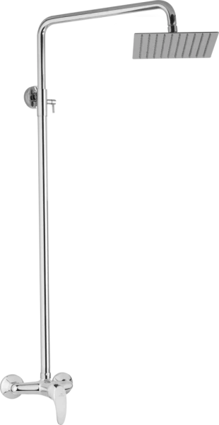 JB Sanitary Sprchová sestava s baterií SLIM s horním vývodem, 25x25cm SA 61 000 00 5