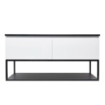 Koupelnová skříňka s krycí deskou SAT B-Way 119x30x45 cm bílá lesk BWAY120WTKF BWAY120WTKF