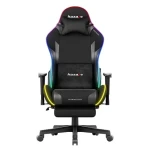 Huzaro Force 5.7 RGB černá / Herní židle / nastavitelná / nosnost až 136 kg / látka (HZ-FORCE 5.7 RGB)