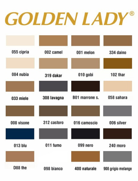 Ponožky Golden Lady Sunfresh 8 den A'2 gobi/odc.béžová univerzální