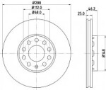 Brzdy kotouče desky přední VW PASSAT B5 288mm