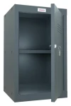 Phoenix Safe CL0644AAK antracitová / Šatní skříňka / 2 přihrádky / zámek / volně stojící (CL0644AAK)