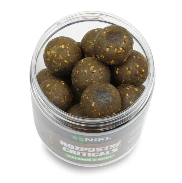 Nikl Rozpustné Criticals boilie Calanus & Krill 250ml - 24mm,Nikl Rozpustné Criticals boilie Calanus & Krill 250ml - 24mm