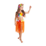Sukně dětská Hawaii oranžová 45 cm