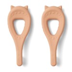 LIEWOOD Dětský zubní kartáček Janelle Tuscany Rose – set 2 ks, růžová barva