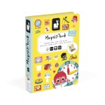 Janod Magnetická kniha Magnetibook Hodiny, Janod, W056824