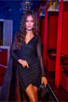 Dámské šaty SUK0422 Černá - Roco Fashion černá 34