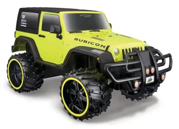 Maisto RC Jeep Wrangler Rubicon Off-Road žlutá