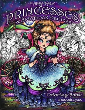 Fairy Tale Princesses & Storybook Darlings, antistresové omalovánky, Hannah Lynn