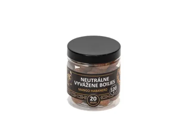 Riverbaits Mango Habanero / Vyvážené boilie / 120g / 24mm