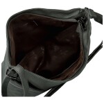 Módní dámská koženková crossbody kabelka Blandina new, tmavě šedá