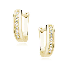 LUNICA Klasické stříbrné náušnice 0092 0297