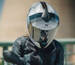 Helma na moto Nexx Y.100R Fade gray - M / šedá