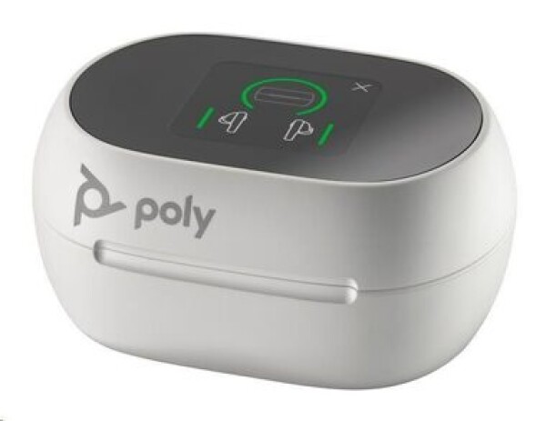 Poly Voyager Free 60+ (USB-A adaptér) bílá / Bezdrátová náhlavní souprava / mikrofon / ANC / Bluetooth (7Y8G5AA)