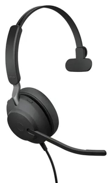 Jabra Evolve2 40 SE Mono černá / Mono sluchátko / mikrofon / USB-C + USB-A / MS certifikace (24189-899-799)