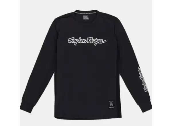 Troy Lee Designs Skyline Ride Tee pánský dres dlouhý rukáv Signature Black vel. L