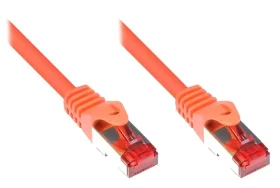Good Connections Cat.6 S/FTP oranžový / Patch kabel / RJ-45 / pozlacené kontakty / 1 m (8060-010O)