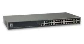 LevelOne GEP-2682 / Switch / 24x 1 Gbps / PoE+ 370 W / Managed L3 / 19" (GEP-2682)