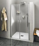 POLYSAN - ZOOM LINE sprchové dveře dvojkřídlé 800, čiré sklo ZL1780