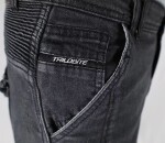 Pánské kalhoty na moto Trilobite Acid Scrambler doublelayer Aaa black - 42 / černá