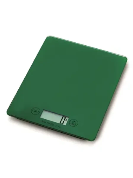 Weis Kuchyňská váha zelená / Digitální váha / max. 5 kg / funkce Tara (10512)