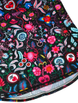 MTB dres CYCOLOGY Secret Garden, Black, dámský, dlouhý rukáv (Motiv Secret Garden, velikost XXL)