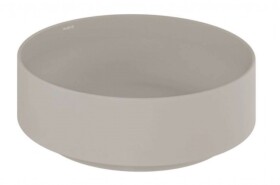 KLUDI - Resa R Umyvadlo na desku, průměr 40 cm, matná písečně šedá 58CW10O2