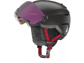 Lyžařská helma Atomic SAVOR R VISOR, Black Helmy vel.: M/55-59