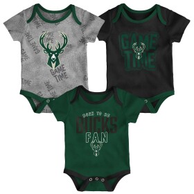 Outerstuff Dětské body Milwaukee Bucks NBA Game Time Baby Body-Set (3 ks)