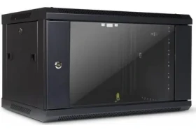 Inter-tech SMA-6406 černá / Nástěnný rozvaděč / 19" / 6U / 600 x 450 mm / prosklené dveře (88887252)