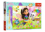 Mamido Třpytivé puzzle Gábinin kouzelný domek 100 dílků Trefl