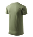 Basic tričko pánské khaki 4XL