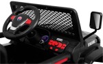 Mamido Elektrické autíčko Jeep Raptor 4x4 černé s plameny