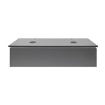 Koupelnová skříňka s kamennou deskou SAT Feel 120x30x46 cm antracit mat SATFEEL120ANTTK SATFEEL120ANTTK