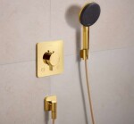 HANSGROHE - Porter Fine Držák sprchy, leštěný vzhled zlata 28885990