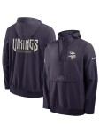 Nike Pánská bunda Minnesota Vikings NFL 2026 Rivalries Sideline Half-Zip Anorak Velikost: S