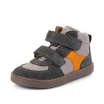 Dětské celoroční kožené kotníkové barefoot boty LOOP HIGH-TOPS GREY Froddo G2110157-3 - 34