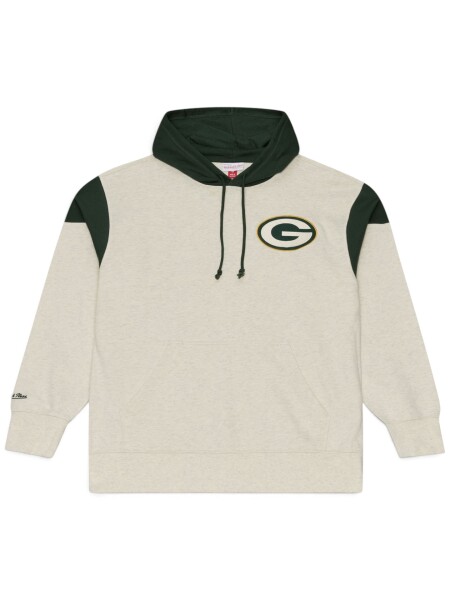 Mitchell & Ness Pánská mikina Green Bay Packers NFL Retro Roots French Terry Hoodie Velikost: L
