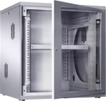 Rittal FlatBox 12U šedá / Stojanový rozvaděč / 19" / 600x600 mm / ocel (7507120)