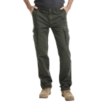 Bushman Pánské kapsáčové kalhoty Foster, tmavá khaki 54P