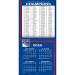 JF Turner Kalendář New York Rangers NHL 2026 Wall Calendar