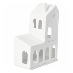 Räder Porcelánový svícen House of Arches – set 2 ks, bílá barva, porcelán