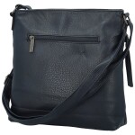 Stylová dámská koženková crossbody kabelka Orniva, tmavě modrá